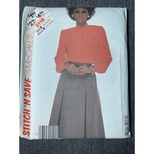 McCall's Misses Blouse Skirt Sewing Pattern sz 12-16 2118 - uncut